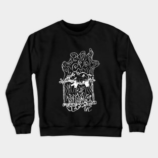 Roasted Pig Ink (white) Crewneck Sweatshirt